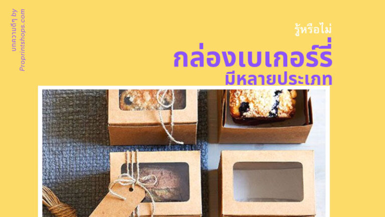 ประเภทกล่องเบเกอร์รี่ 01