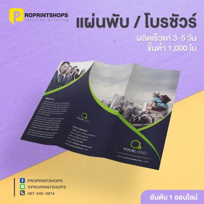 พิมพ์โบรชัวร์ด่วน