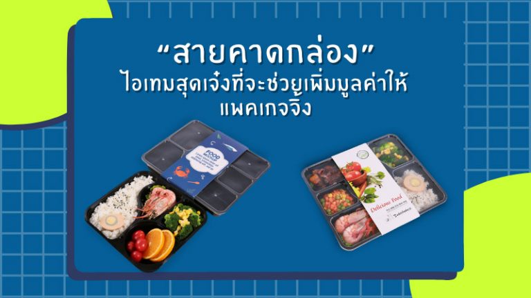 สายคาดกล่อง ไอเทมสุดเจ๋งที่จะช่วยเพิ่มมูลค่าให้แพคเกจจิ้งให้ดูดียิ่งขึ้น