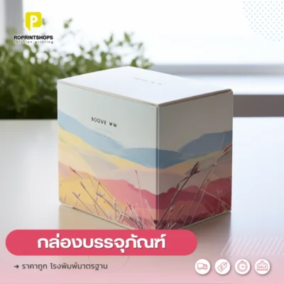 รับผลิตแพคเกจกระดาษ