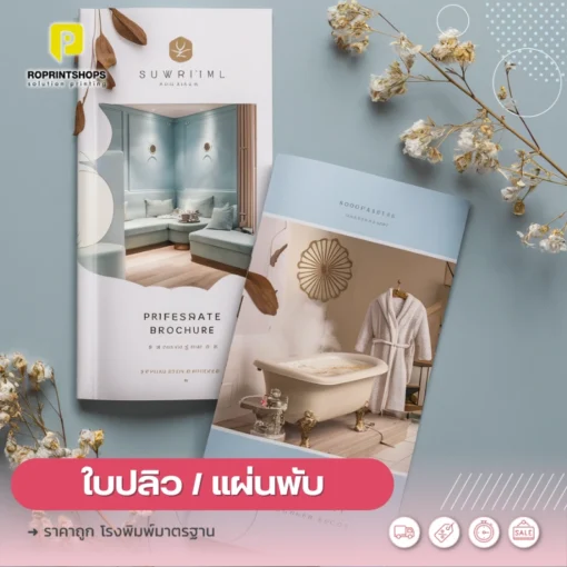ทำแผ่นพับ