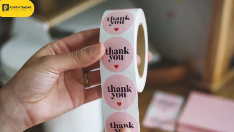 ติ๊กเกอร์ม้วน "Thank You" โทนสีชมพูพร้อมหัวใจ เหมาะสำหรับตกแต่งบรรจุภัณฑ์ของขวัญและสินค้าพรีเมียม