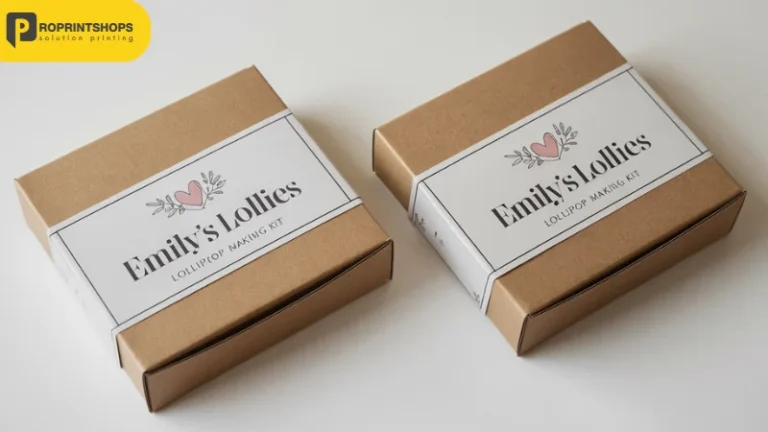 "กล่องของขวัญพร้อมสติกเกอร์สายคาดดีไซน์ 'Emily's Lollies' สำหรับชุดทำลูกอม เพิ่มความน่ารักและความเป็นเอกลักษณ์ให้แบรนด์